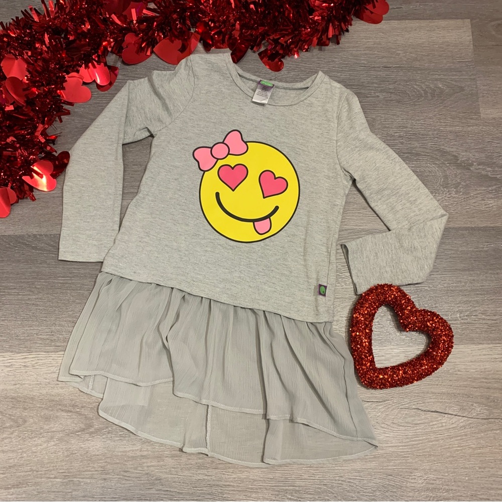 Dollie & Me Girl’s Smiley Face Tunic - Size 7